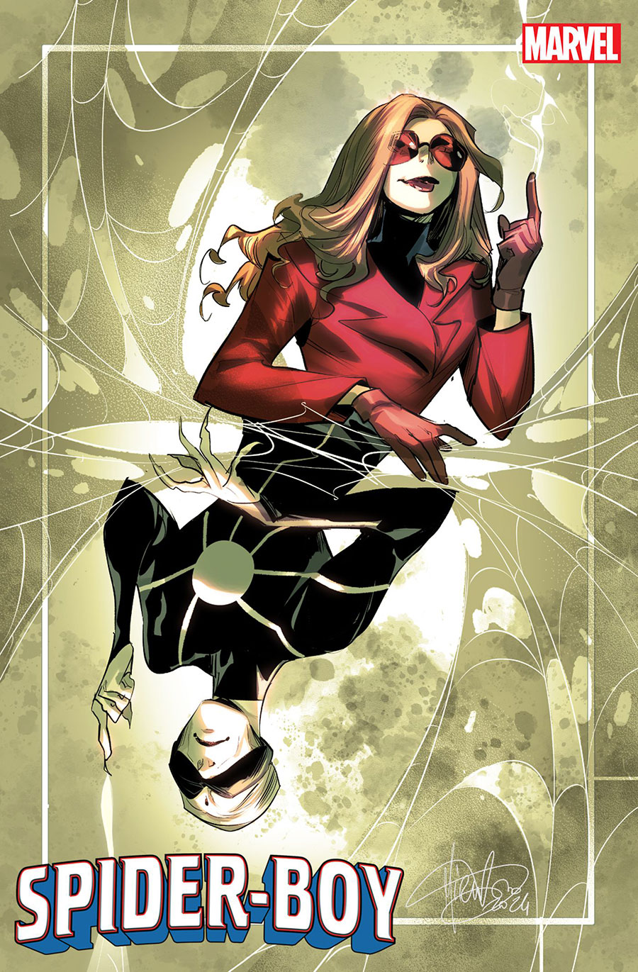 Spider-Boy #15 Cover C Variant Mirka Andolfo Madame Web Cover