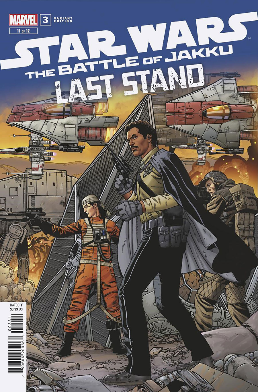 Star Wars Battle Of Jakku Last Stand #3 Cover C Variant Ramon Rosanas Cover