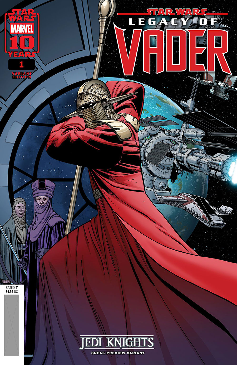 Star Wars Legacy Of Vader #1 Cover D Variant Ramon Rosanas Jedi Knights Sneak Preview Cover