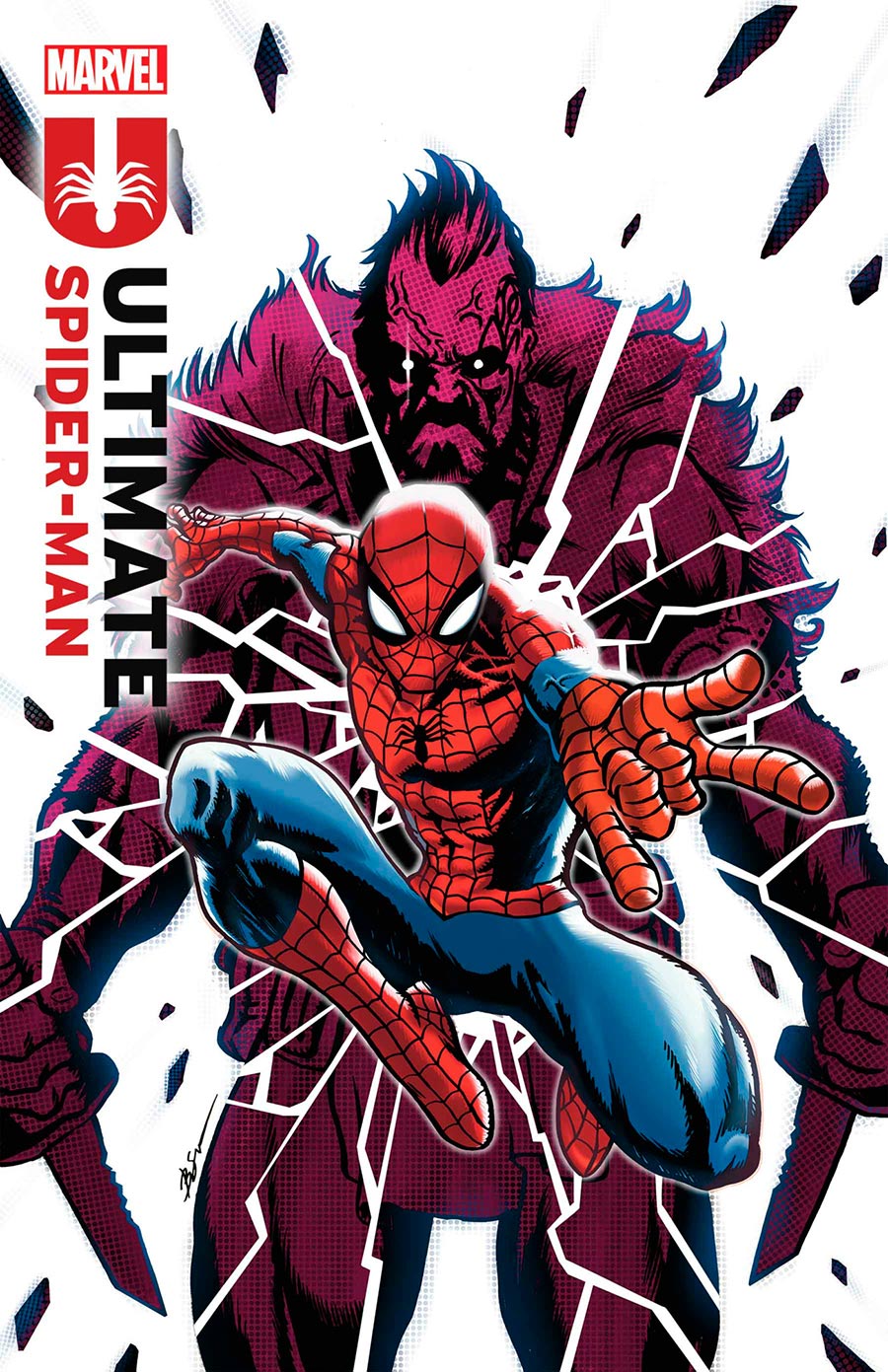 Ultimate Spider-Man Vol 2 #13 Cover C Variant Benjamin Su Ultimate One Year In Foil Cover