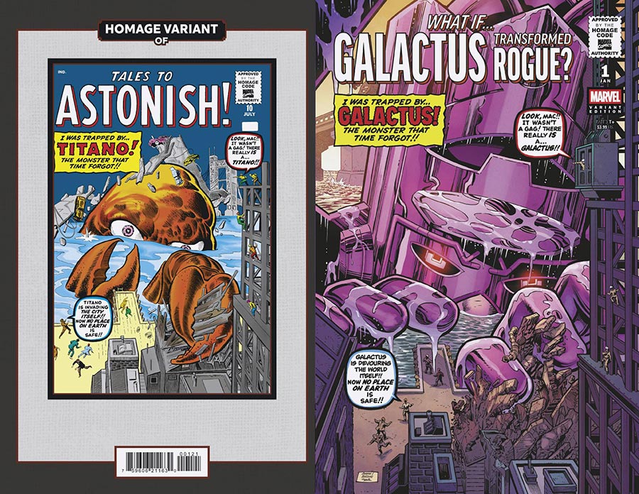 What If Galactus Transformed Rogue #1 (One Shot) Cover B Variant Dan Jurgens Sci-Fi Homage Cover