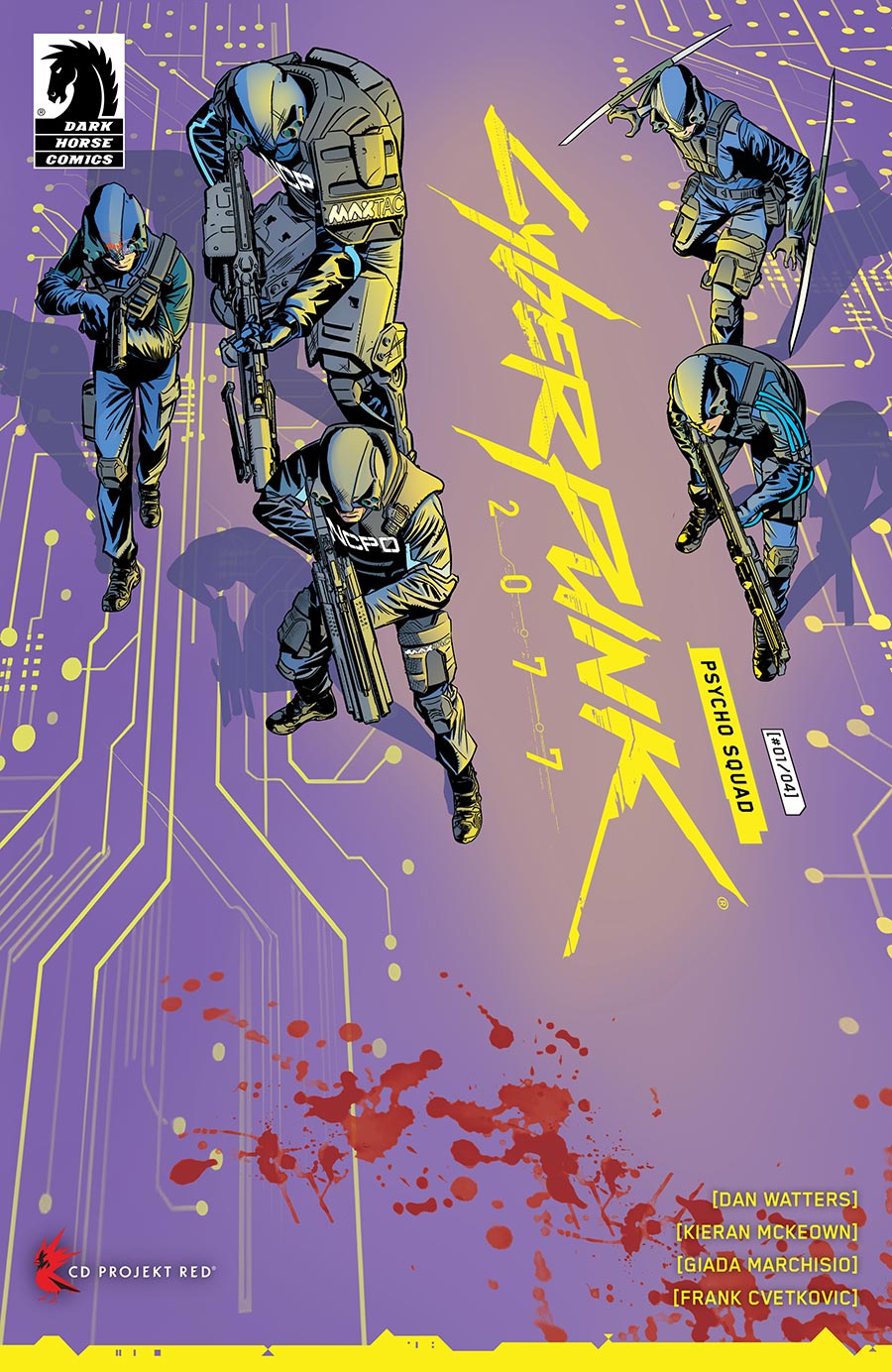 Cyberpunk 2077 Psycho Squad #1 Cover A Regular Kieran McKeown Cover