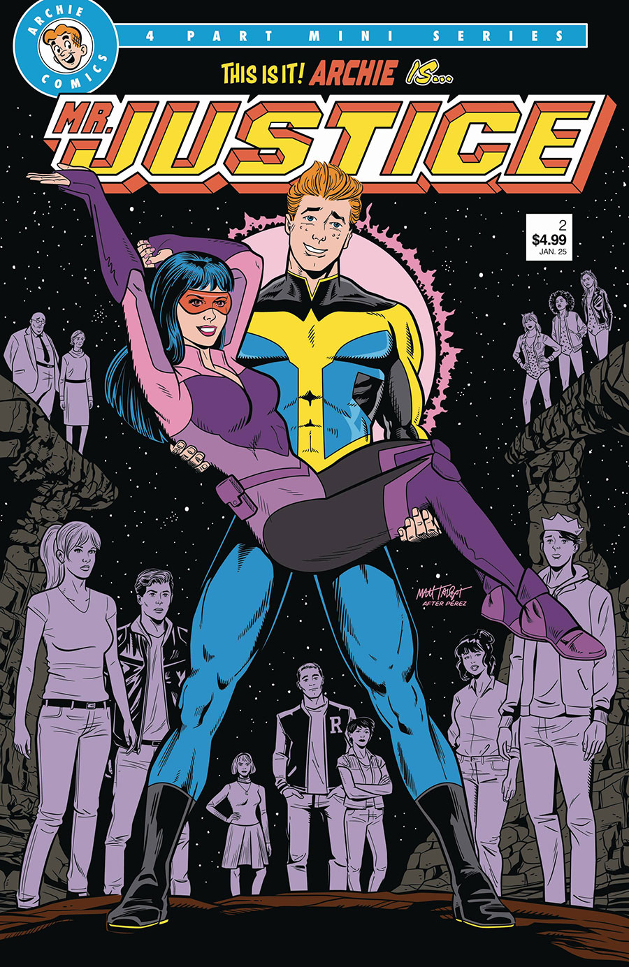 Archie Is Mr Justice #2 Cover C Variant Matt Talbot Cover