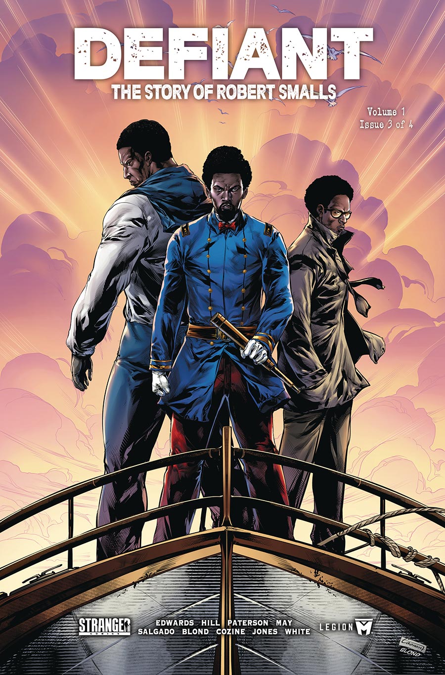 Defiant Vol 1 #3 Cover A Regular Caaan White Cover