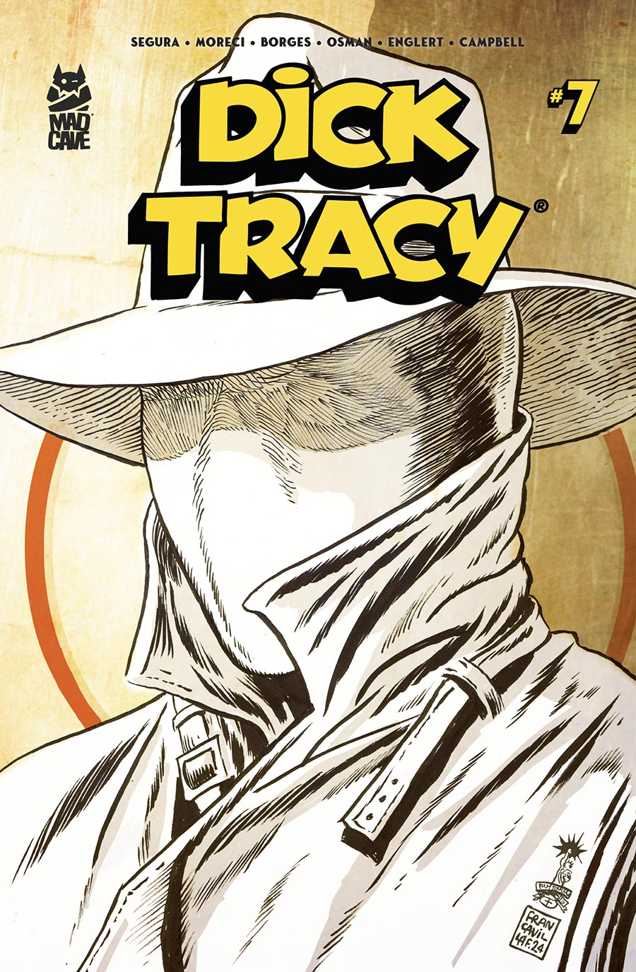 Dick Tracy (Mad Cave Studios) #7 Cover B Variant Francesco Francavilla Cover