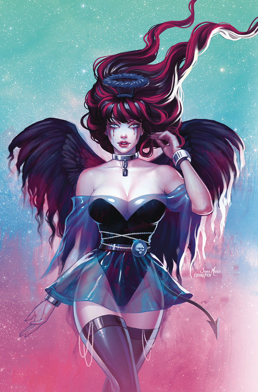 Grimm Fairy Tales Presents Grimm Tales Of Terror Vol 5 #1 The Black Angel Statue Cover C Variant Sonia Matas Cover