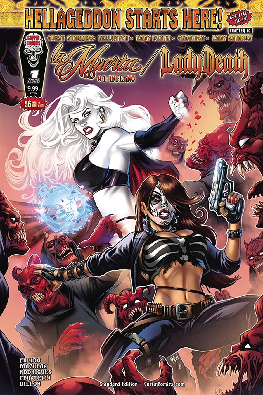 La Muerta Lady Death Inferno #1 Cover A Regular Eric Henson Cover