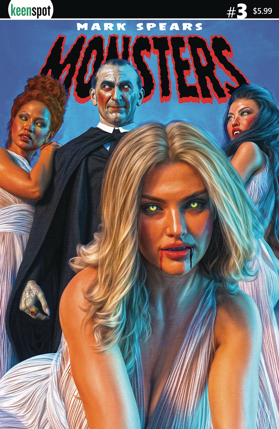 Mark Spears Monsters #3 Cover B Variant Mark Spears Dracula & Brides Cover