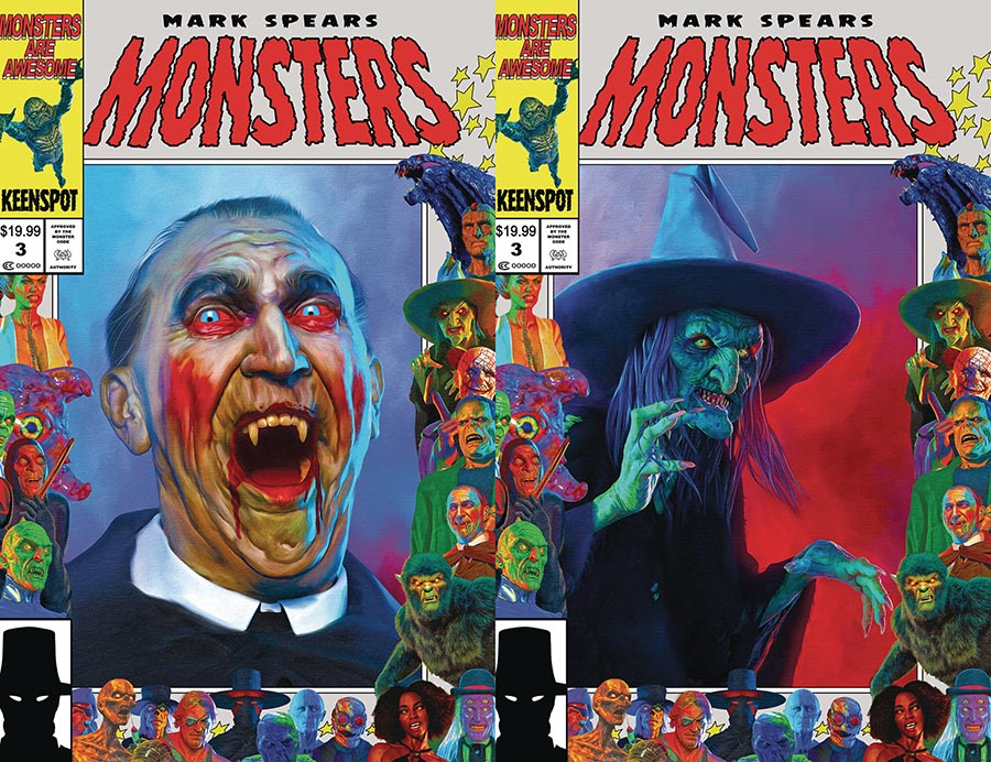 Mark Spears Monsters #3 Cover F Variant Mark Spears Holofoil Flip Cover