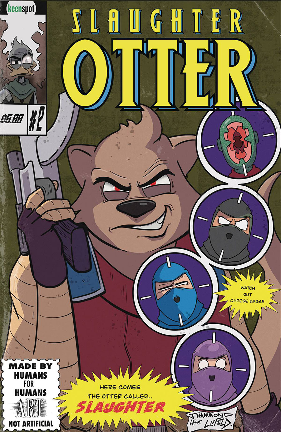 Slaughter Otter #2 Cover B Variant J Hammond Cover