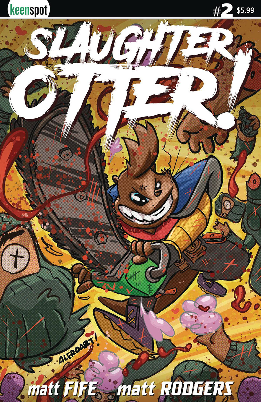 Slaughter Otter #2 Cover C Variant Alejandro Rosado Cover