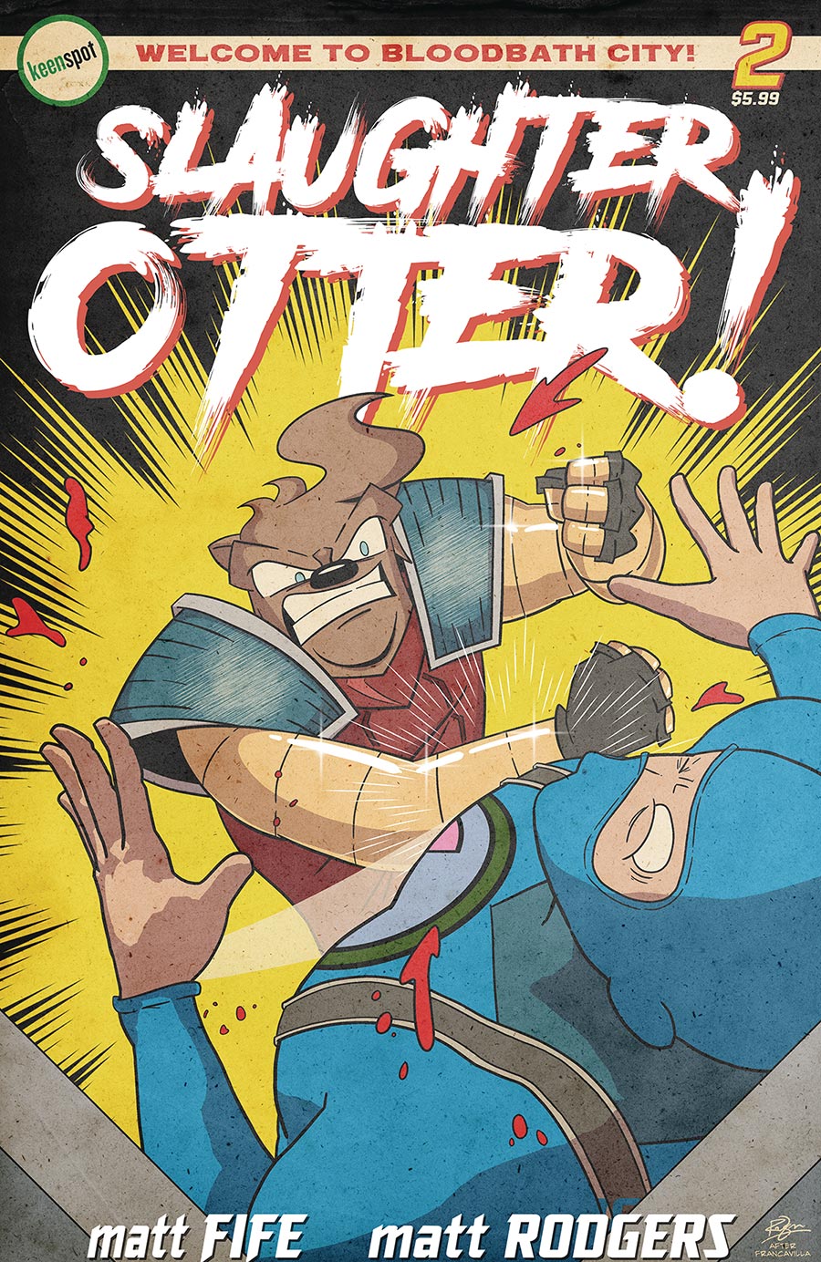 Slaughter Otter #2 Cover D Variant Matt Rodgers Cover