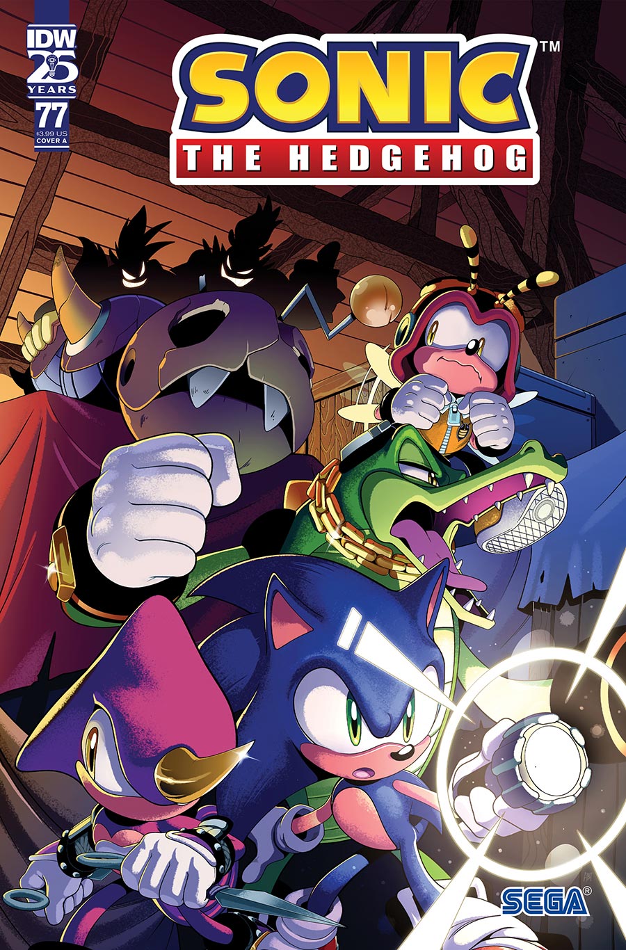 Sonic The Hedgehog Vol 3 #77 Cover A Regular Adam Bryce Thomas Cover