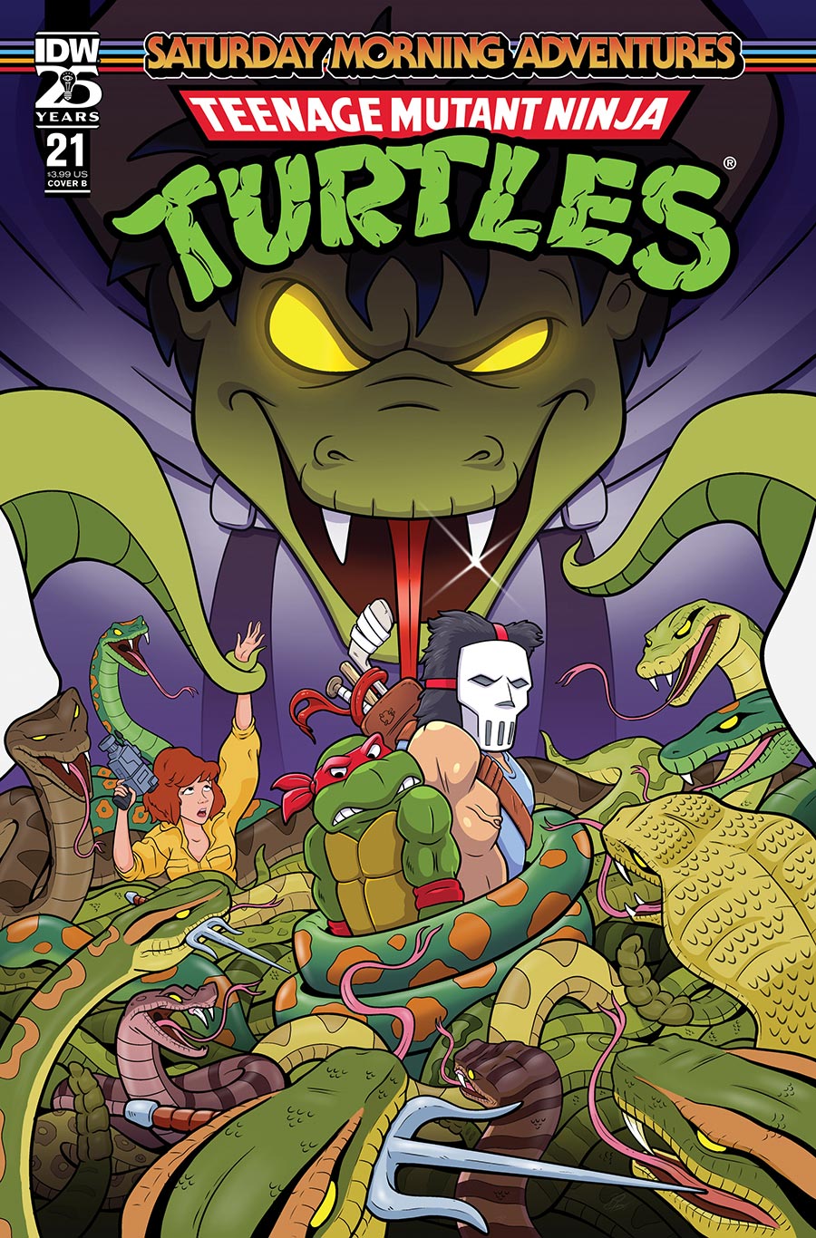 Teenage Mutant Ninja Turtles Saturday Morning Adventures Continued #21 Cover B Variant Brendan Pearce Cover