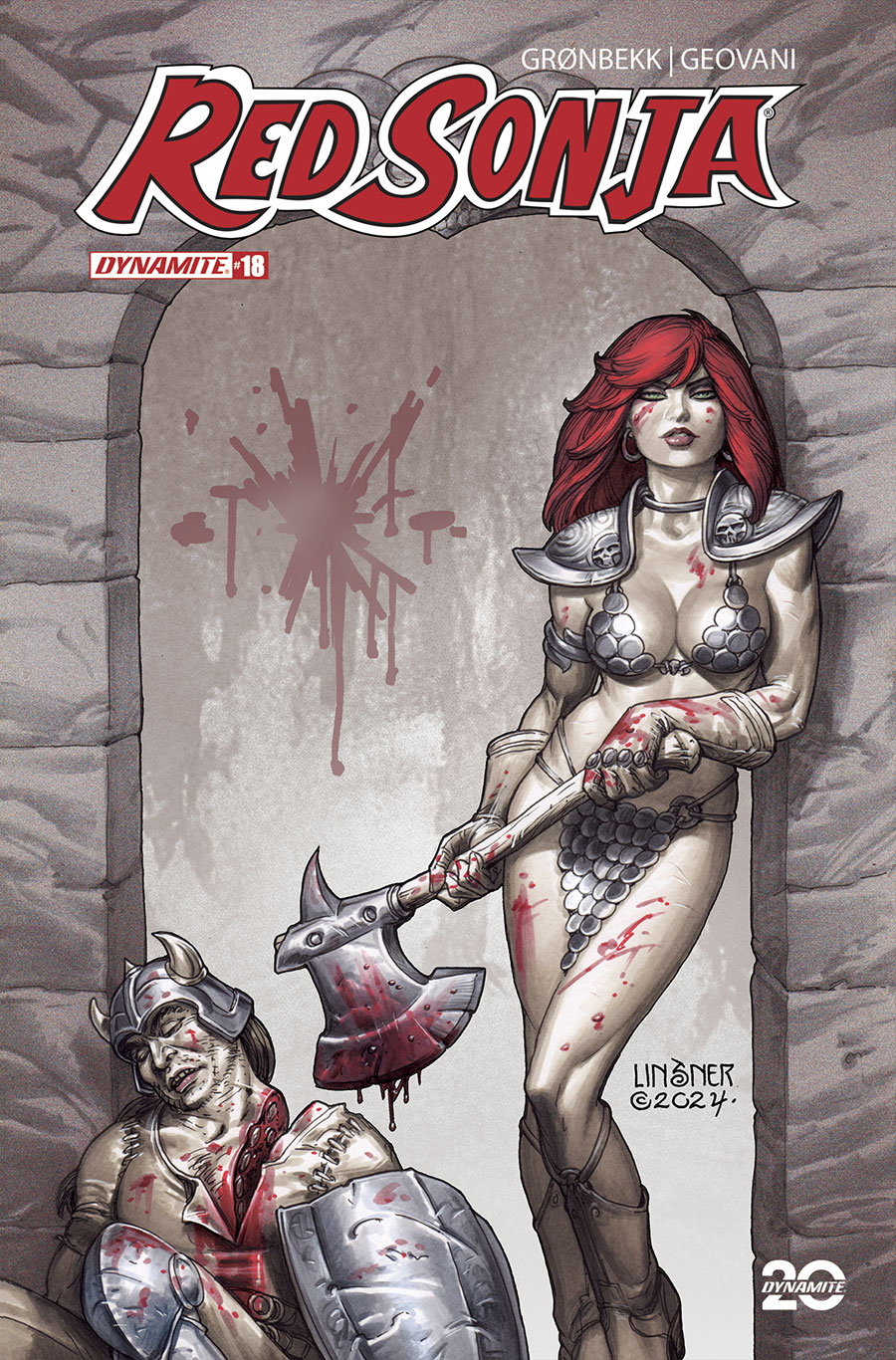 Red Sonja Vol 10 #18 Cover C Variant Joseph Michael Linsner Cover