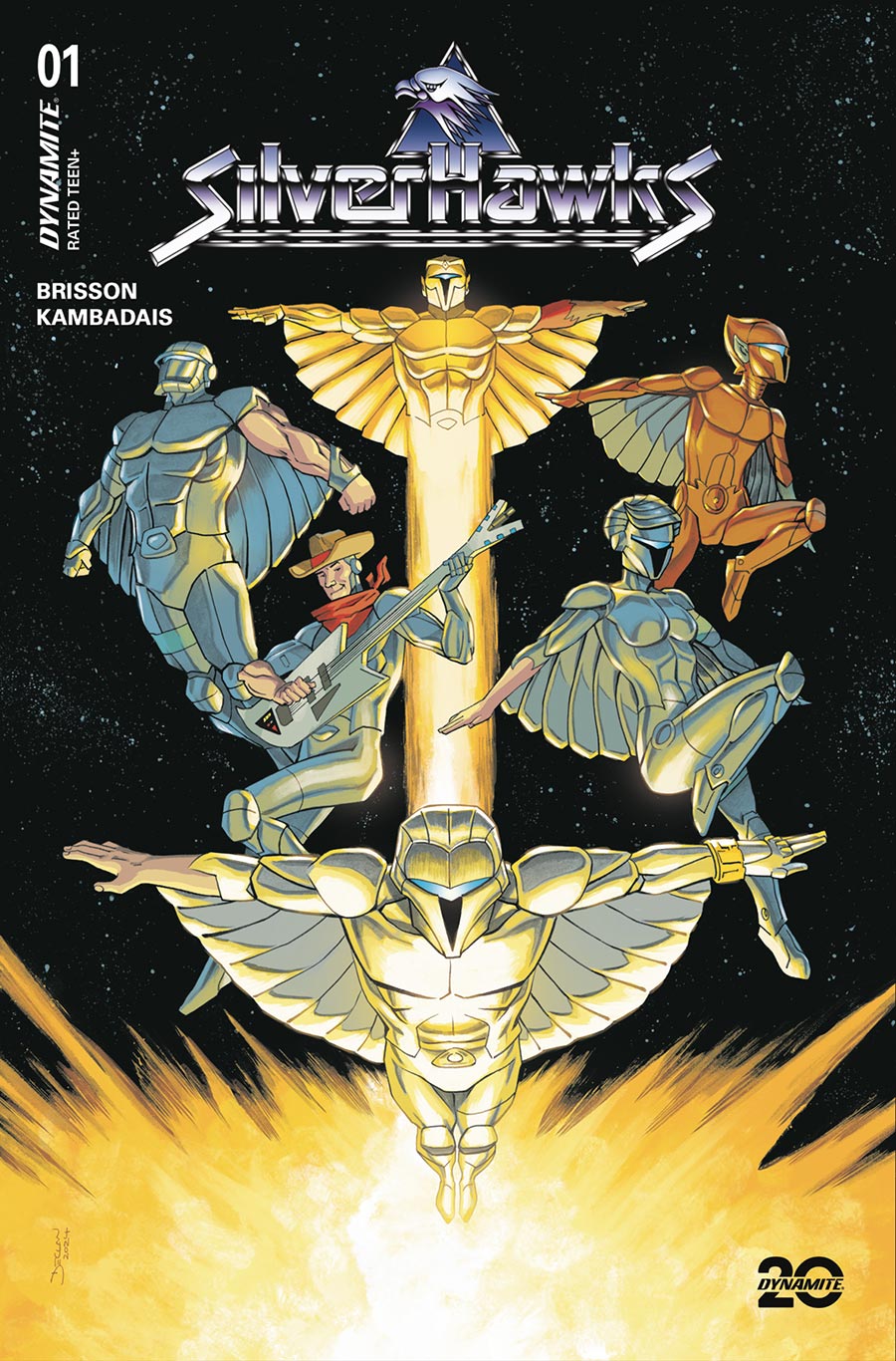 SilverHawks Vol 2 #1 Cover E Variant Declan Shalvey Cover