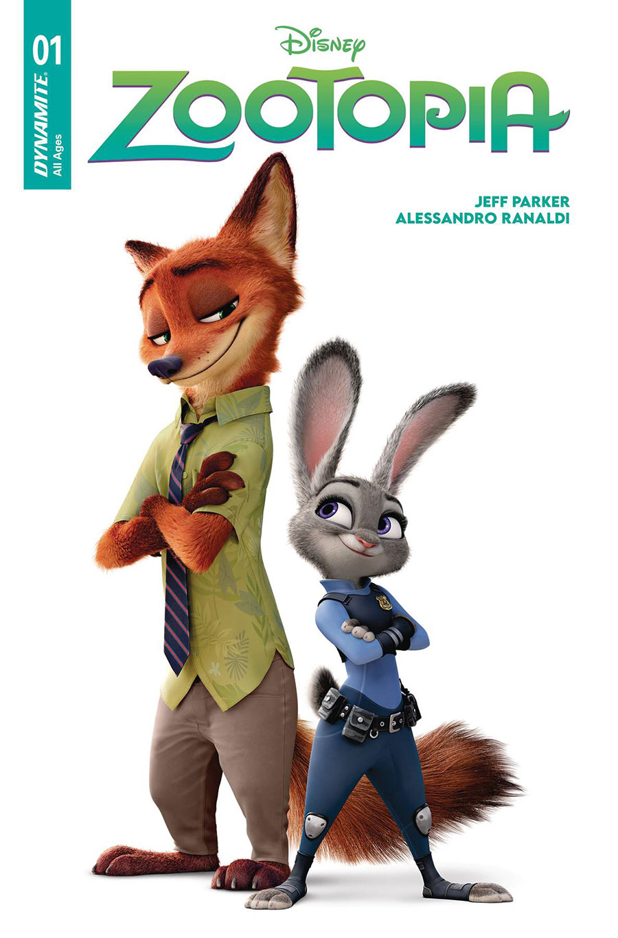 Zootopia #1 Cover E Variant Movie Characters Cover