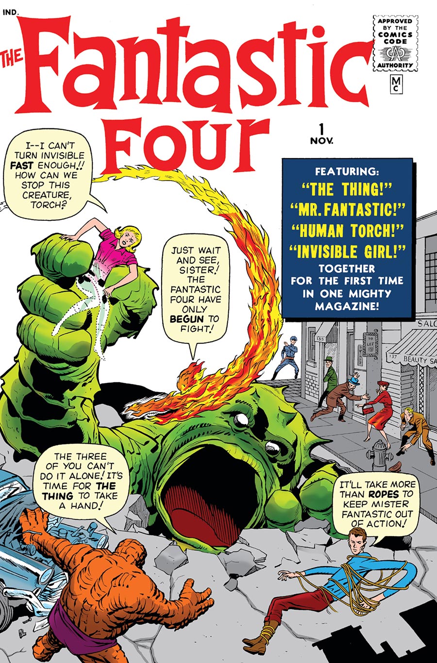 Fantastic Four Omnibus Vol 1 HC Direct Market Jack Kirby Variant Cover New Printing (2025)