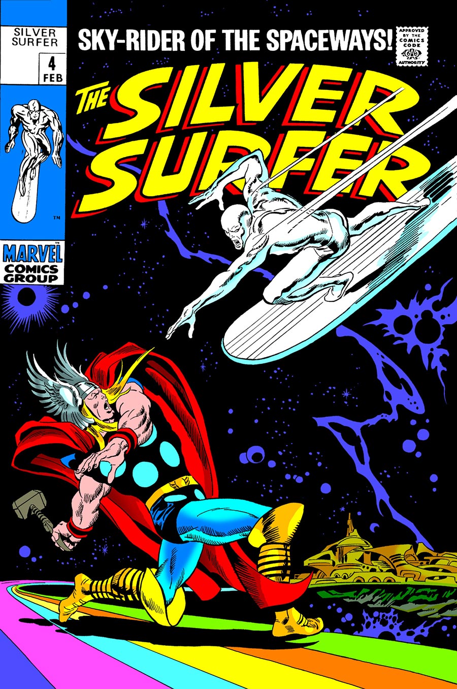 Silver Surfer Omnibus Vol 1 HC Direct Market John Buscema Thor Variant Cover New Printing (2025)