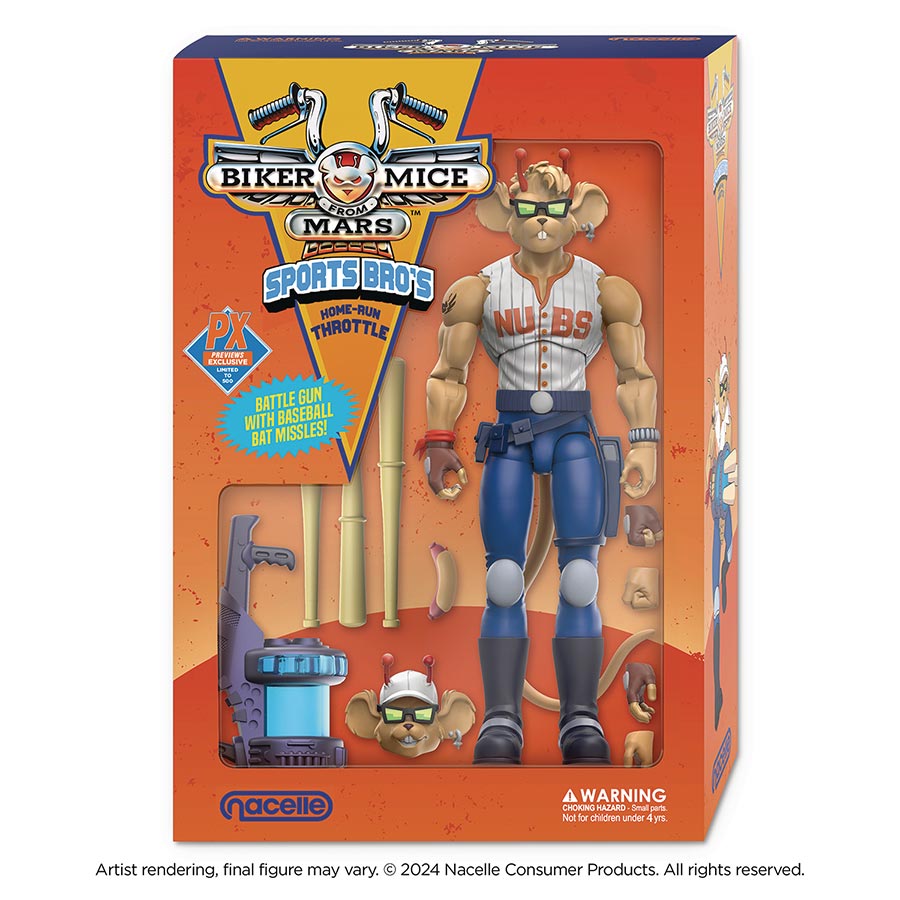 BIKER MICE FROM MARS SPORTS BROS THROTTLE PX AF (C: 1-