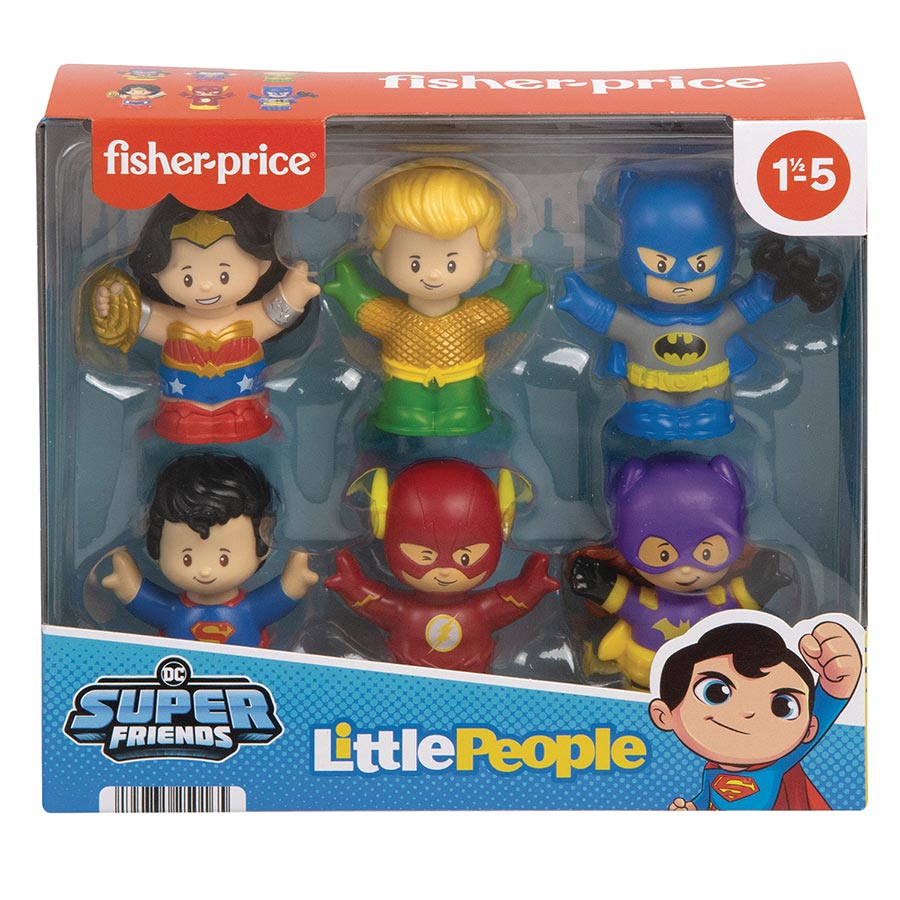 DC SUPER FRIENDS CRIME-FIGHTING LITTLE PEOPLE AF PACK