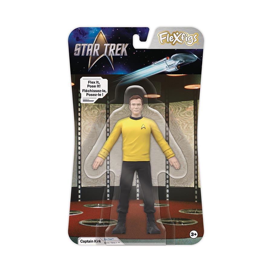 FLEXFIGS STAR TREK CAPTAIN JAMES KIRK (C: 1-1-2)