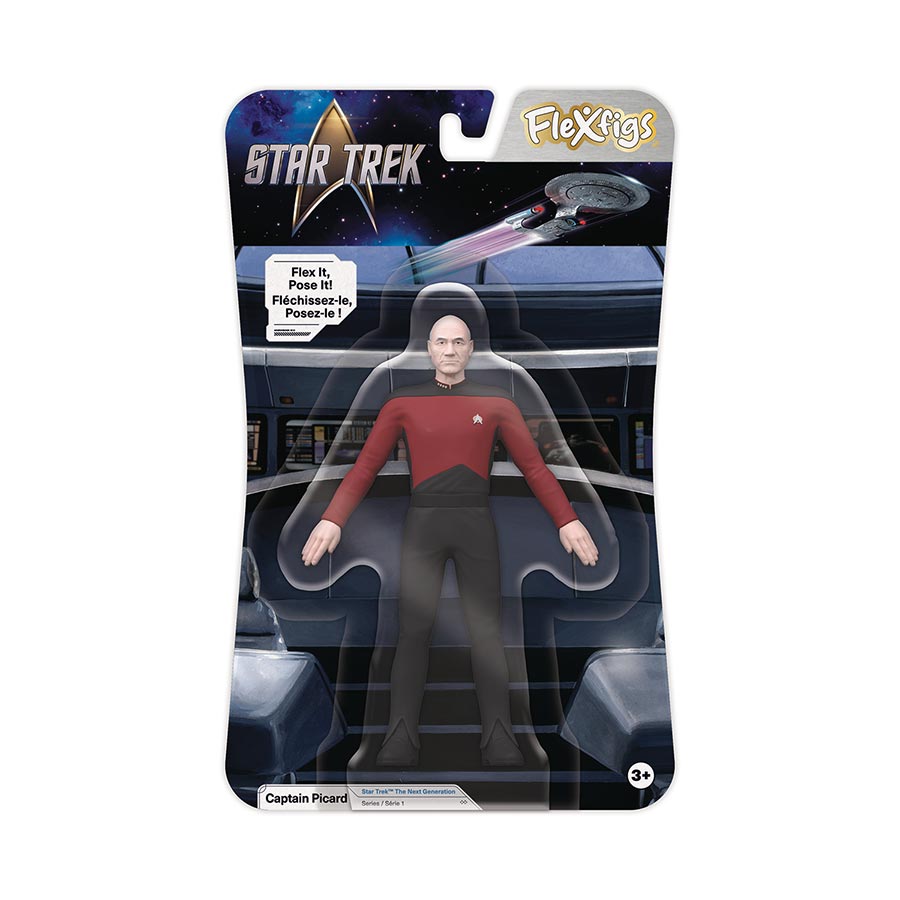 FLEXFIGS STAR TREK CAPTAIN JEAN-LUC PICARD (C: 1-1-2)