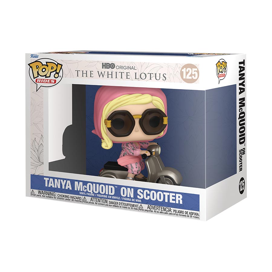 FUNKO POP RIDES WHITE LOTUS TANYA ON SCOOTER VIN FIG (C: 1-1