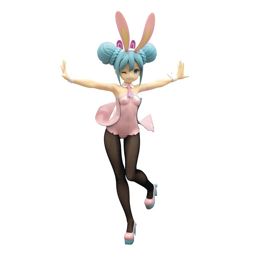 HATSUNE MIKU BICUTE BUNNIES WINK PEARL PINK COLOR FIG