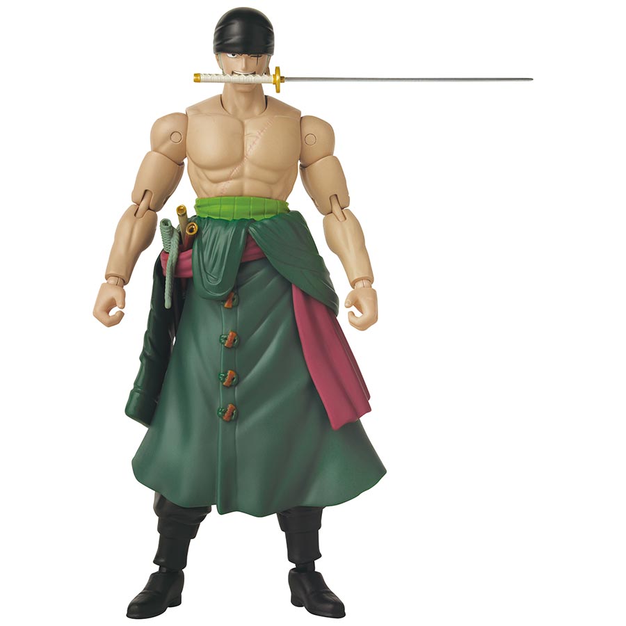 One Piece Anime Heroes Roronoa Zoro (Three Sword Style) Action Figure