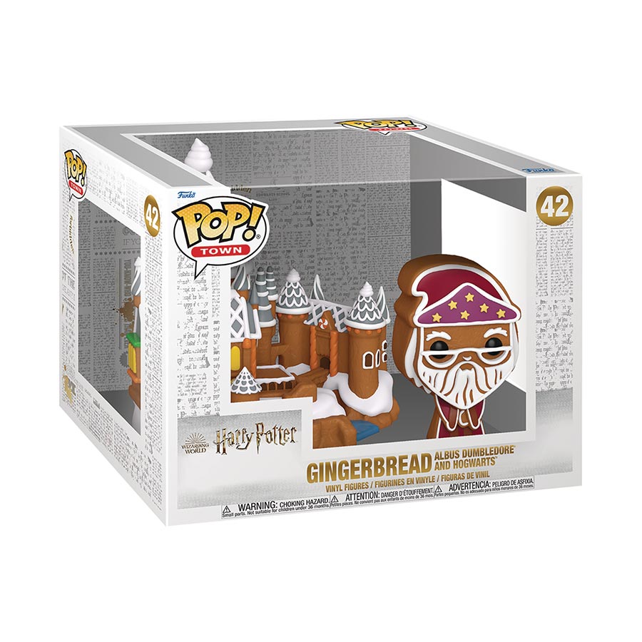 POP TOWN HARRY POTTER DUMBLEDORE & HOGWARTS VIN FIG (C: 1-1-