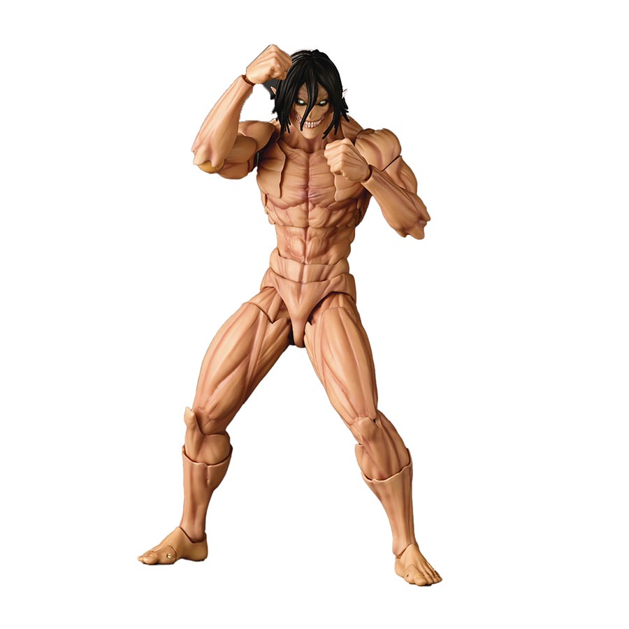 Revoltech Amazing Yamaguchi Attack On Titan Action Figure - Eren Yeager (Titan)