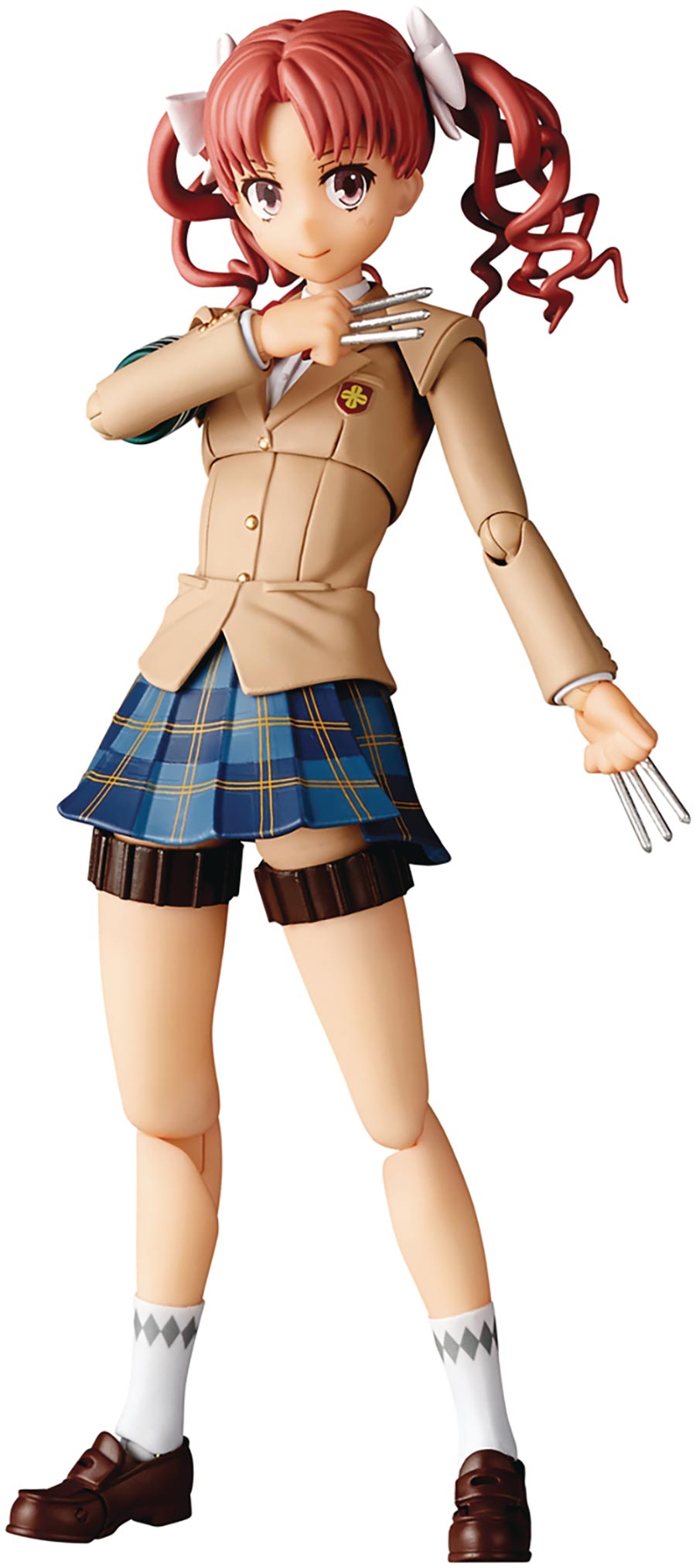 Revoltech Amazing Yamaguchi A Certain Scientific Railgun Winter Uniform Action Figure - Kuroko Shirai