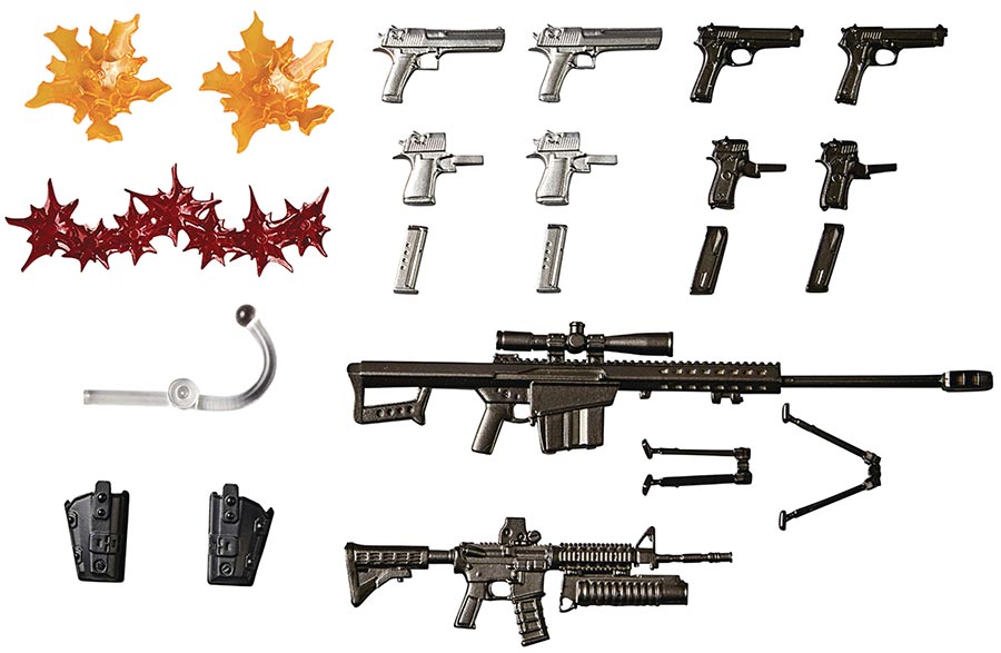 Revoltech Optional Parts Expansion Set Vol 1 Firearms