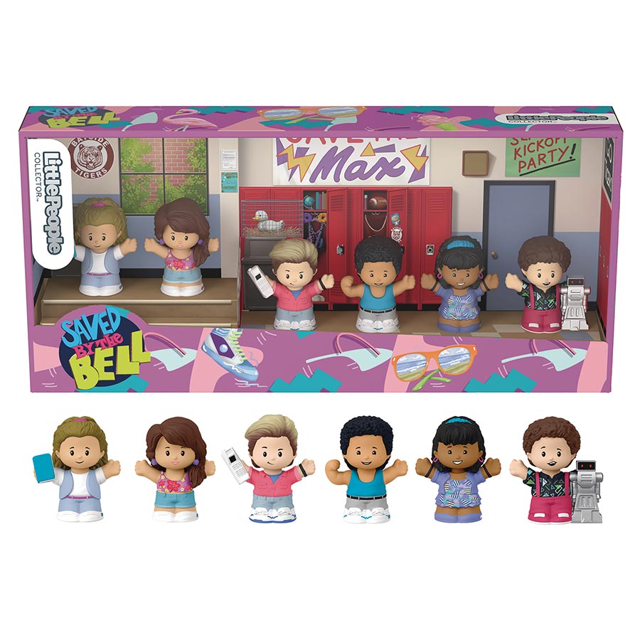 SAVED BY THE BELL LITTLE PEOPLE COLLECTOR 6 PACK AF (C