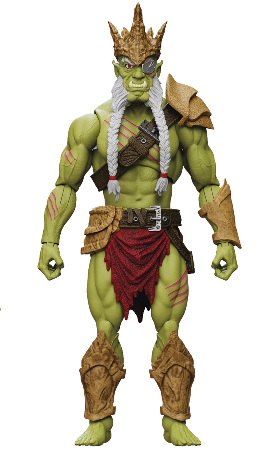 Vitruvian H.A.C.K.S. Fantasy Wave 8 Action Figure - Bur Zagi Mighty Orc Sovran