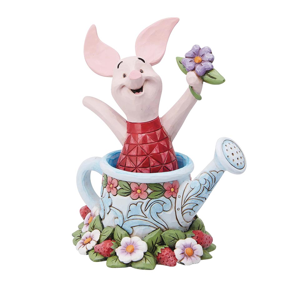 Winnie The Pooh Piglet In The Watering Can 4.5-Inch Figurine