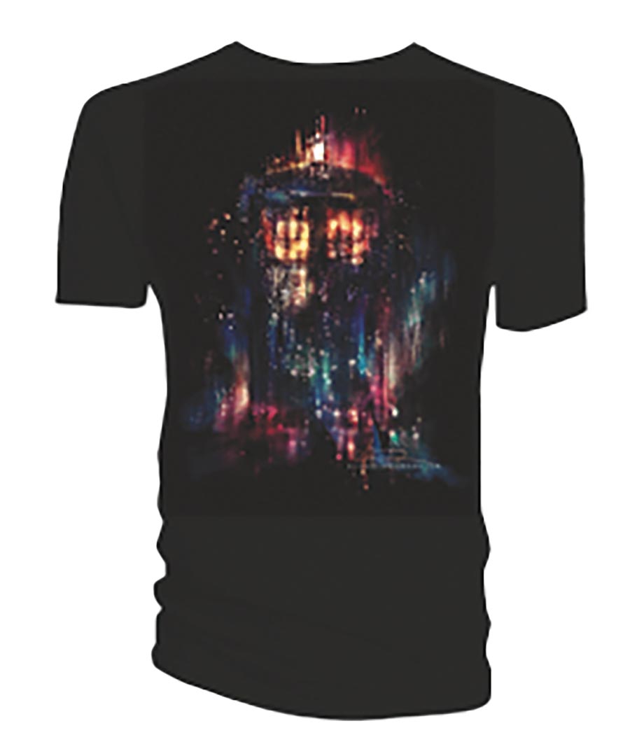 DOCTOR WHO ALICE X ZHANG TARDIS BLACK T/S L (C: 1-1-2)