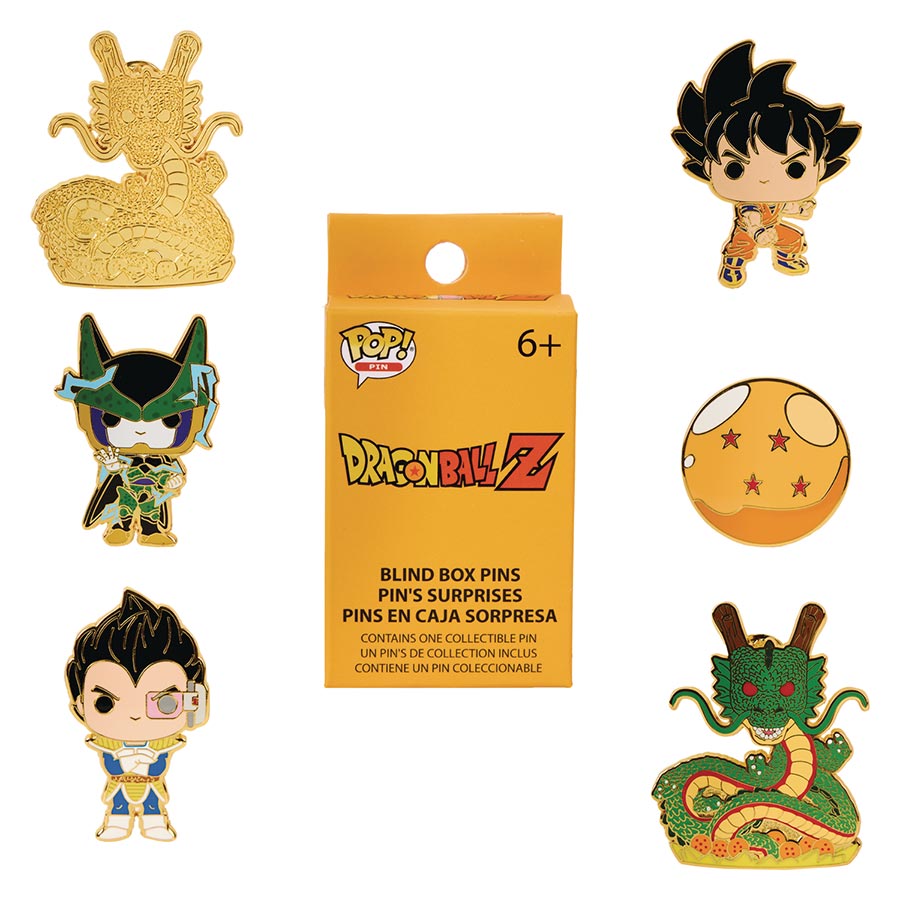 FUNKO POP 6PC BLIND PIN SET DRAGON BALL Z (C: 1-1-2)