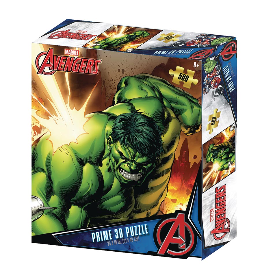 AVENGERS THE HULK 500 PC 3D JIGSAW PUZZLE (C: 1-1-2)