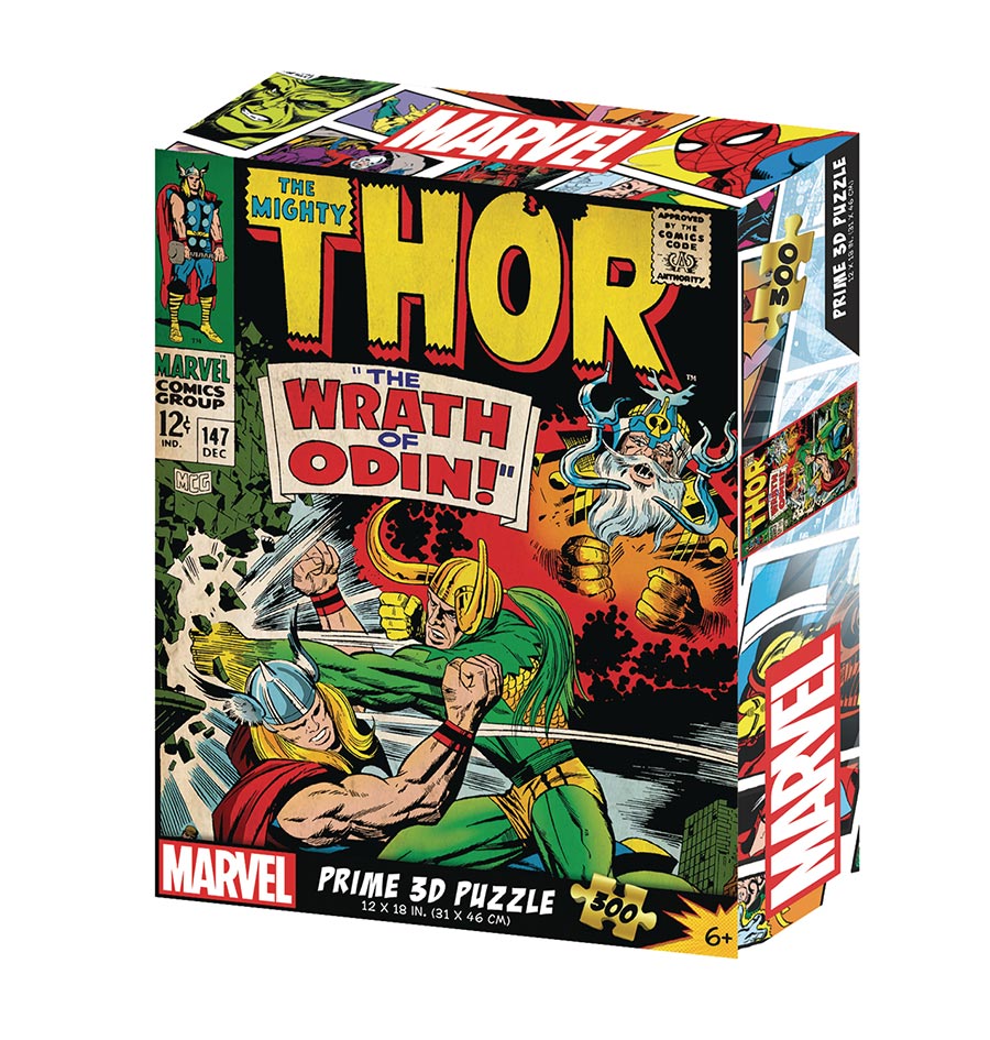 Marvel Comics Thor 300-Piece 3D Jigsaw Puzzle