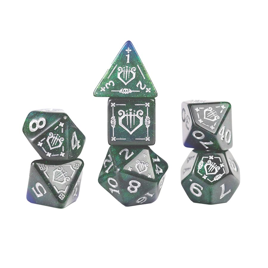 Dungeons & Dragons Adventure Dice Set - Bard (Blue)