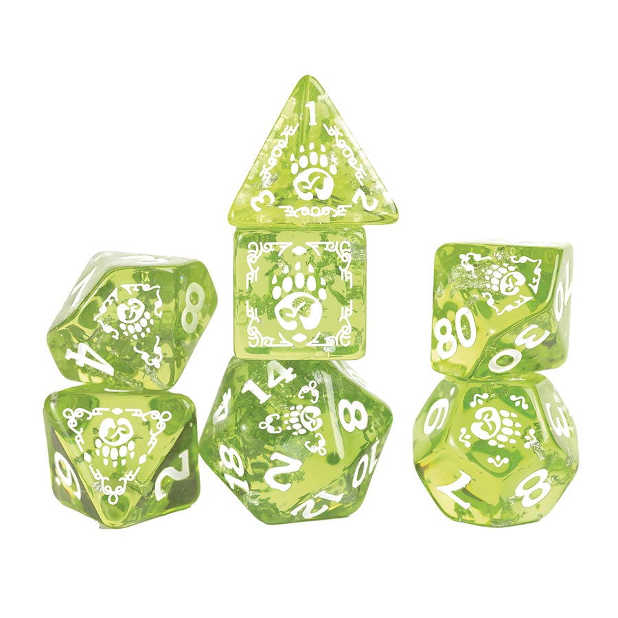 Dungeons & Dragons Adventure Dice Set - Druid (Green)