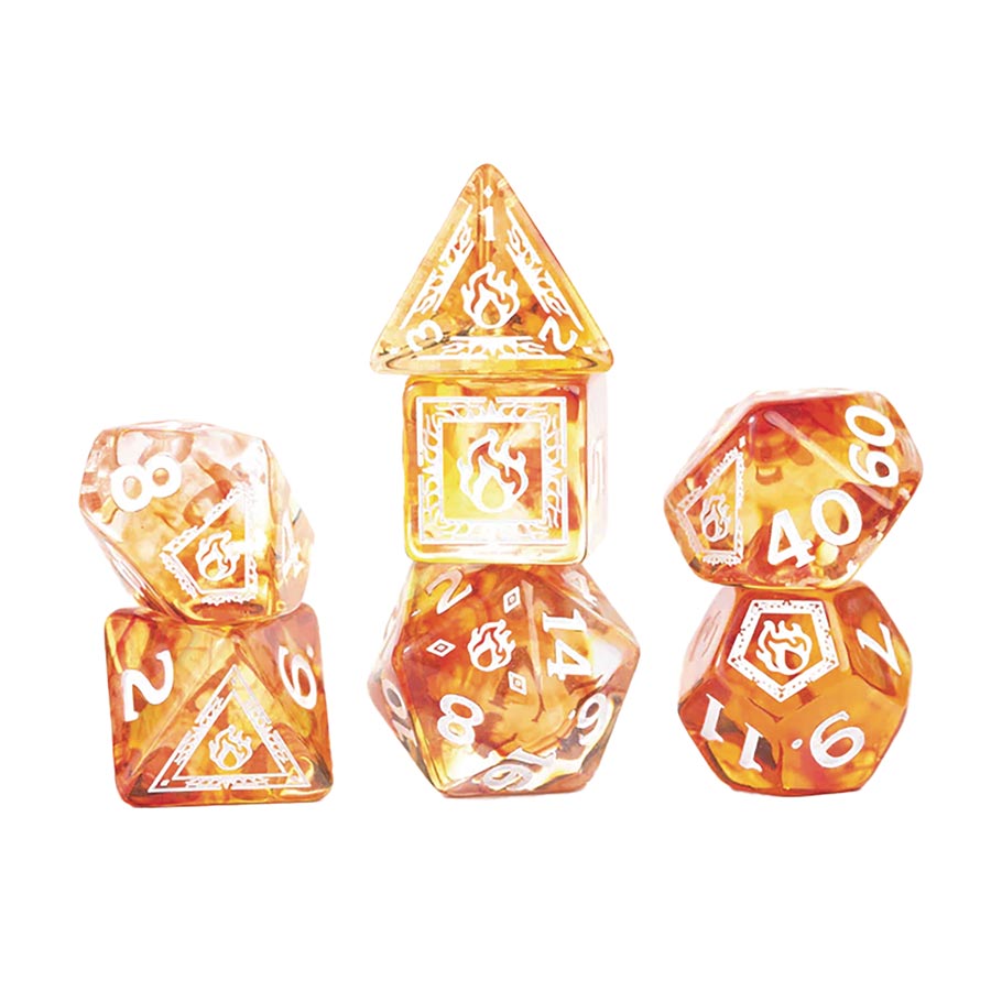 Dungeons & Dragons Adventure Dice Set - Sorcerer (Orange)