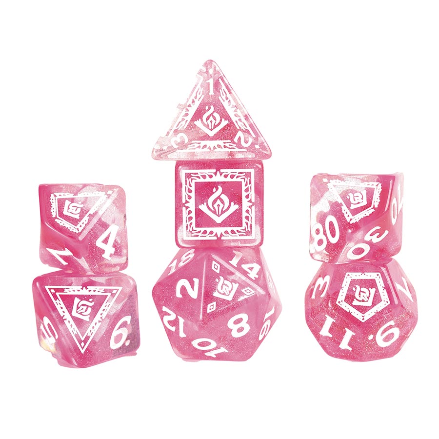 Dungeons & Dragons Adventure Dice Set - Wizard (Fuchsia)