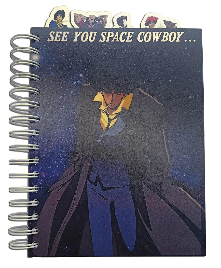 COWBOY BEBOP SEE YOU SPACE COWBOY TABBED NOTEBOOK (C: