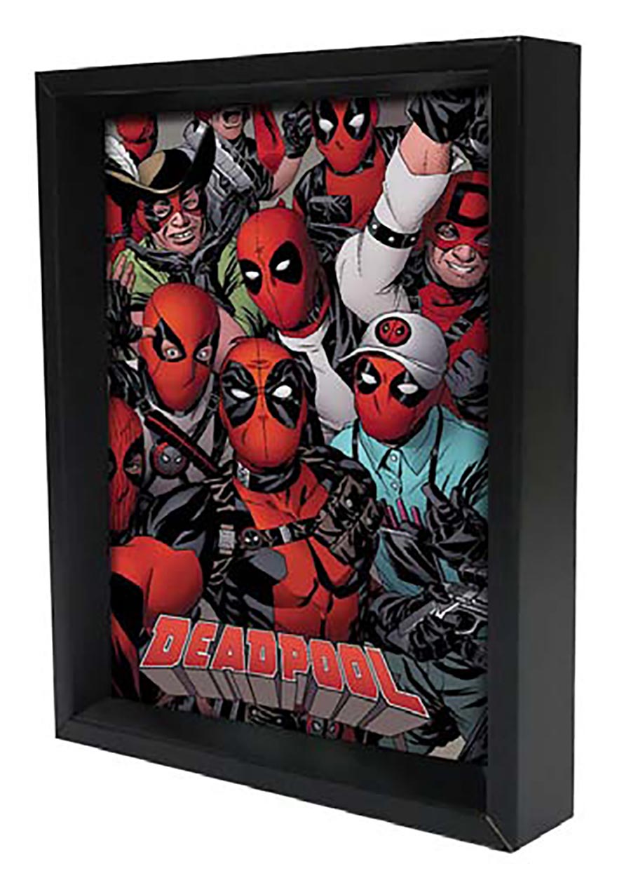 Deadpool Fans 3D Lenticular Shadowbox