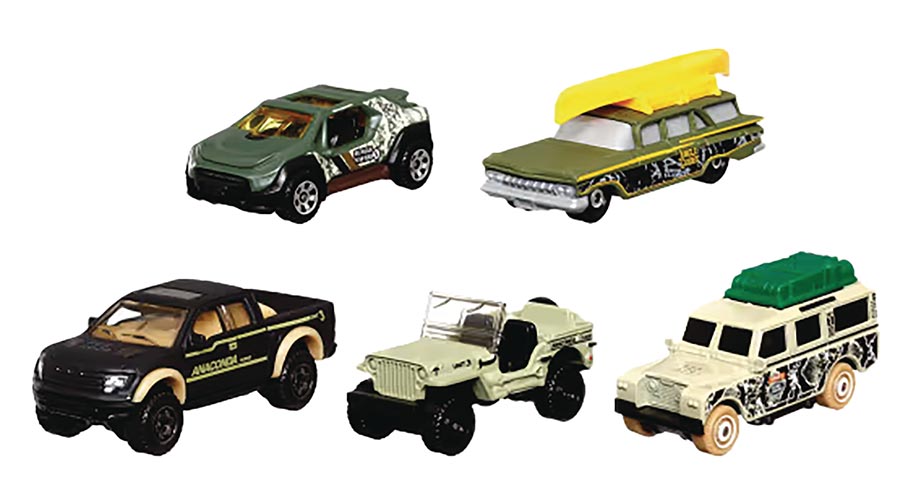 Matchbox Basic 5-Pack 1/64 Scale Die-Cast Vehicle Wave Y Assortment Case