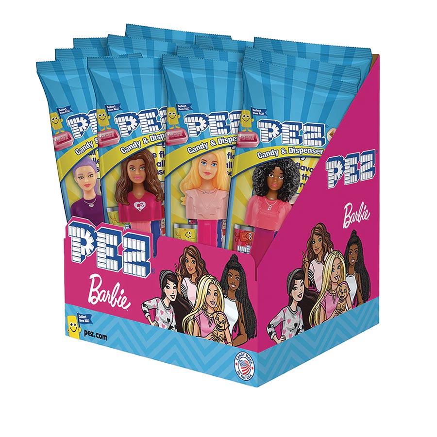 PEZ Barbie Candy Dispener Poly Bag (Filled Randomly)