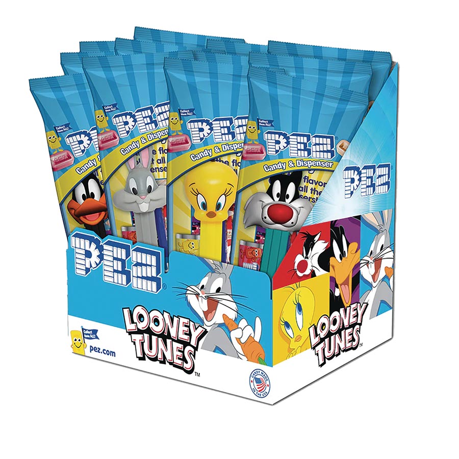 PEZ Looney Tunes Candy Dispenser Poly Bag (Filled Randomly)